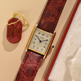 Cartier Tank 'Must De' Breguet Dial With Box and Hangtag
