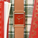 Cartier Must De Tank True Red Dial - Box & Papers