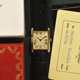 1978 Cartier Tank 'Must De' Lemon Roman Complete Set - Original Owner