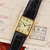 1993 Cartier Must De Tank Roman Dial - Complete Set