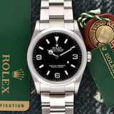 2008 Rolex Explorer 1 NOS/Stickered - Complete Set