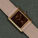 Cartier Tank Must De Cartier Marble Brown Dial