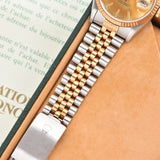 MINT 1990 Rolex Datejust Two-Tone Tropical - Box & Papers