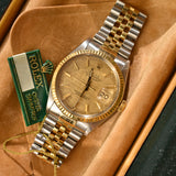 1987 Rolex Datejust 16013 Linen DIal With A Complete Set