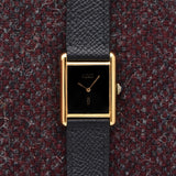 Cartier Must De Tank Black Dial - With Box