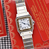 Cartier Santos Carree Two-Tone - Box & Papers