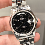 Tudor Prince Date-Day 76200 Black Dial