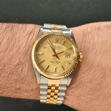 1987 Rolex Datejust 16013 Linen DIal With A Complete Set