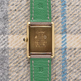 Cartier Must De Tank 'Lapis' Blue Dial - Box & Papers