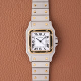 1980s Cartier Santos Carree Two Tone (Ref. 2961)