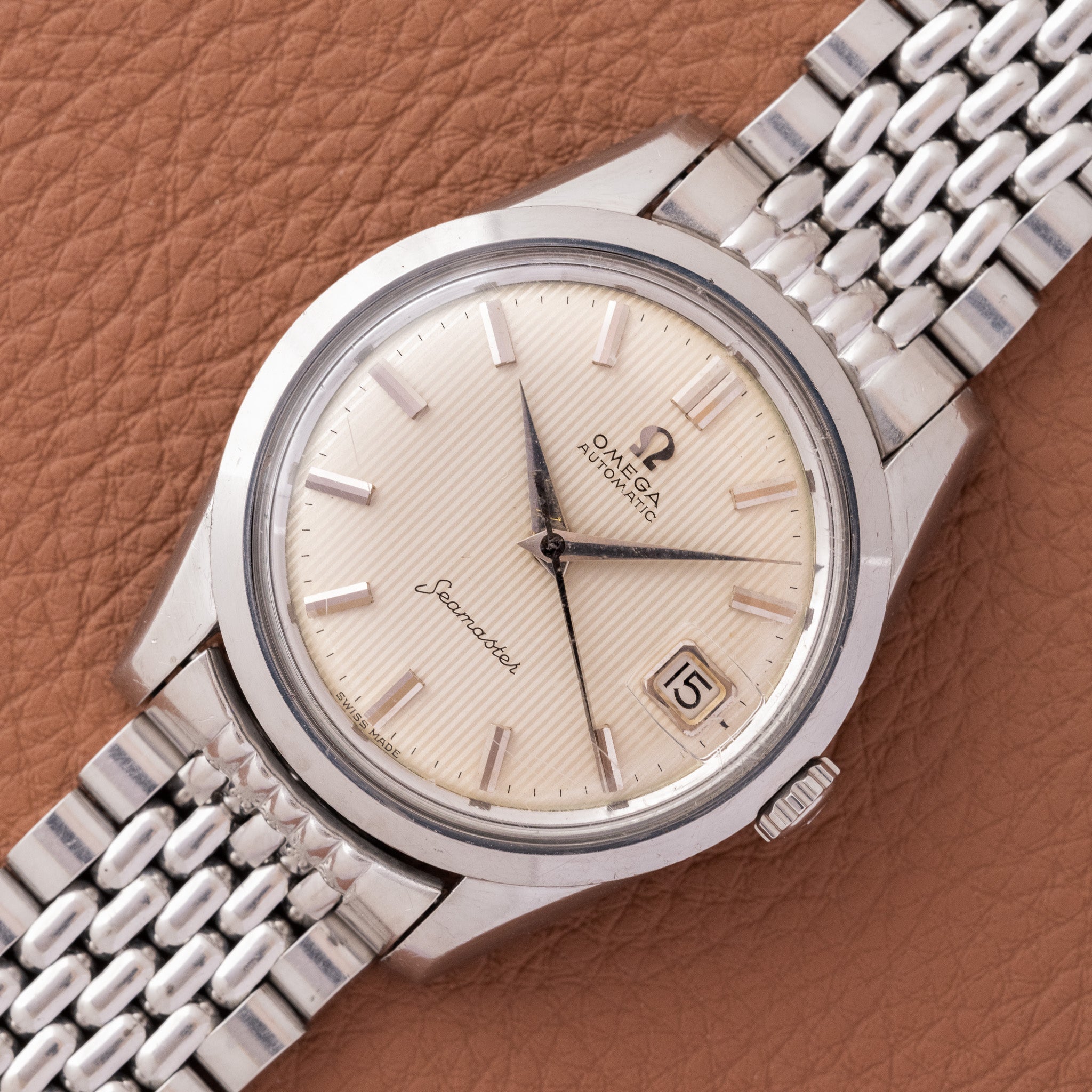 OMEGA （オメガ）Seamaster Automatic 本体 ヴィンテージ 1960 Omega Seamaster Tapestry - Beads Of Rice (Ref. 14744-1