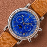 Waldan International Astronic Chronograph Blue Lacquer Dial