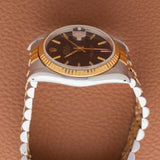 1991 Rolex Datejust Two Tone Black Dial - Box & Papers (Ref. 16233)