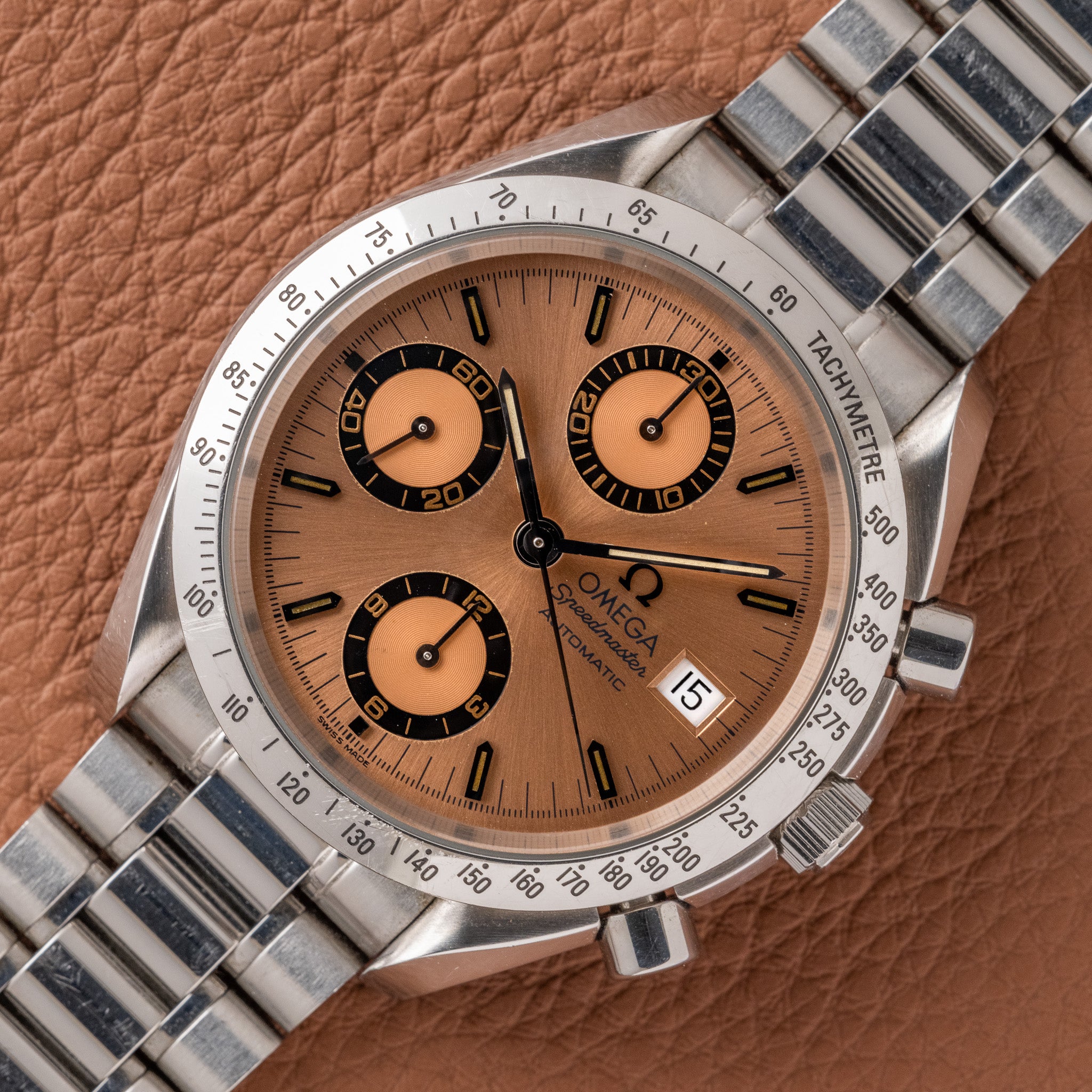 XENAKIS ALPHA & OMEGA（廃盤） 1997 Omega Speedmaster Salmon Grand Prix (Ref. 3511.60