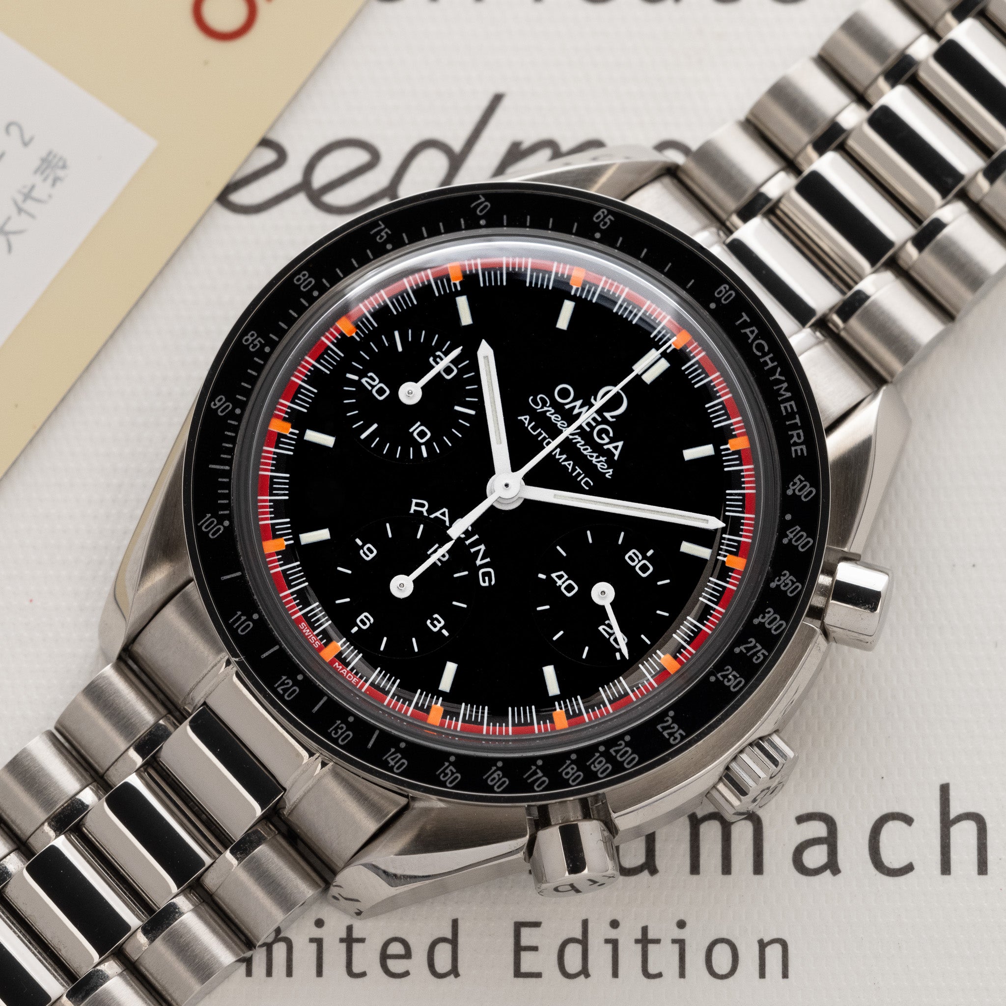 Omega speedmaster michael schumacher limited edition 2000 hotsell