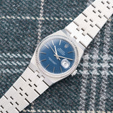 2001 Rolex Datejust Blue Dial Oysterquartz - Complete Set (Ref. 17014)