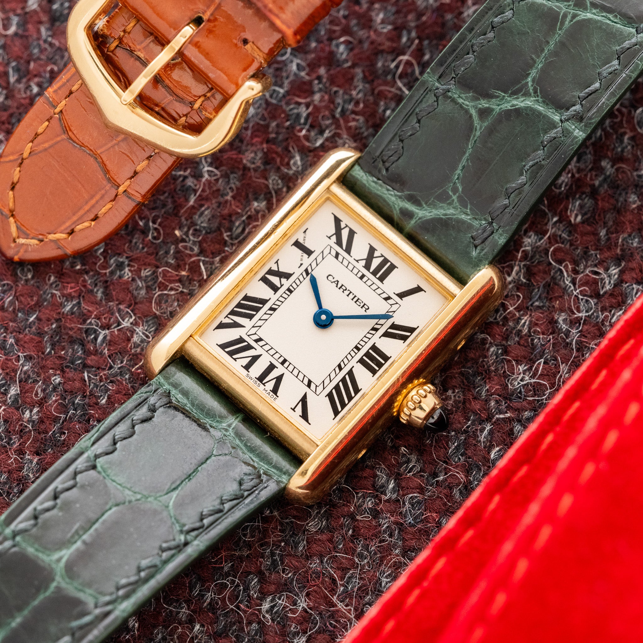 Cartier Tank Louis Cartier - Cartier Pouch (Ref. 2442