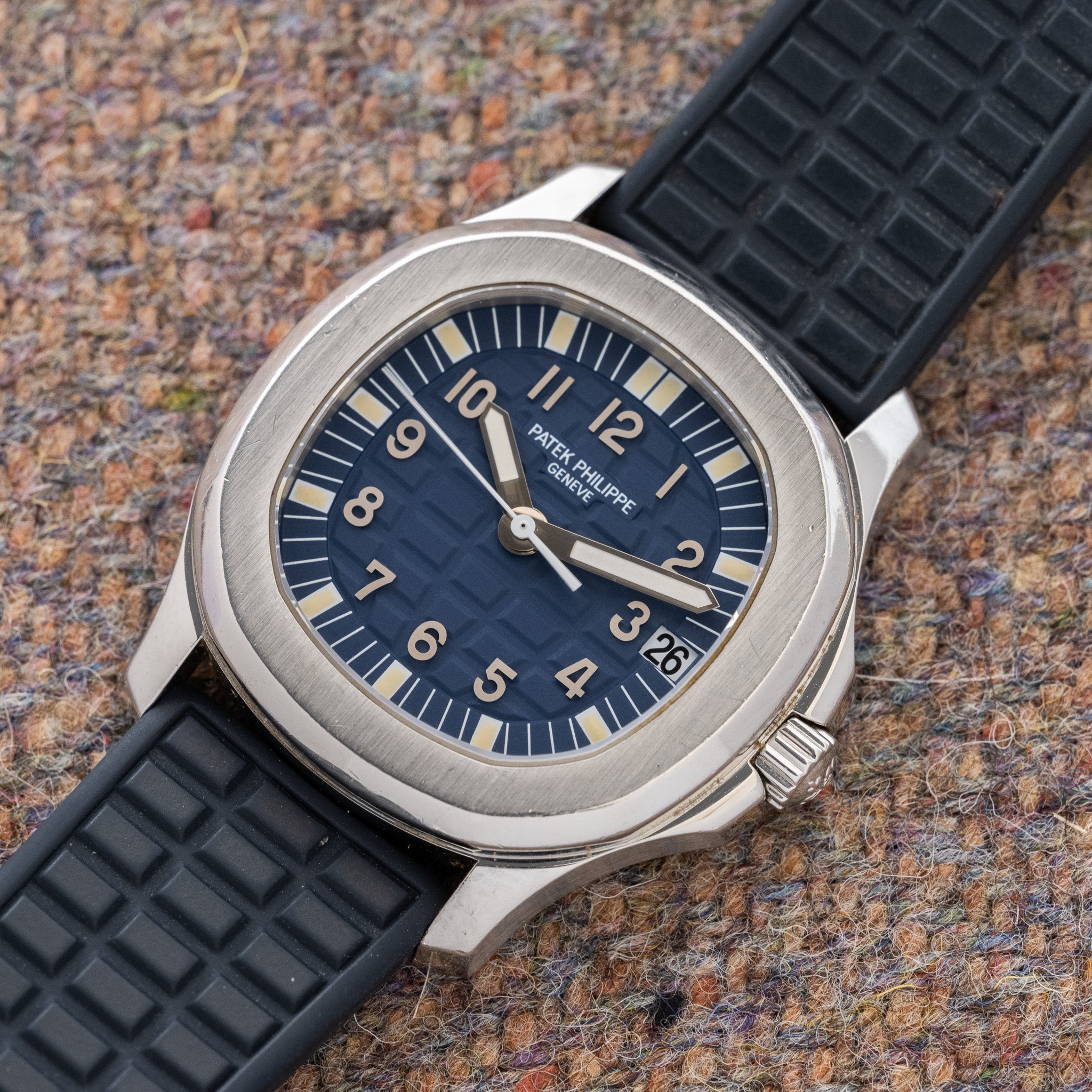 Patek Philippe Aquanaut Blue Dial Japan Edition - Box & Archives