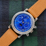 Waldan International Astronic Chronograph Blue Lacquer Dial