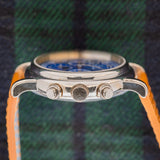 Waldan International Astronic Chronograph Blue Lacquer Dial