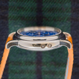 Waldan International Astronic Chronograph Blue Lacquer Dial