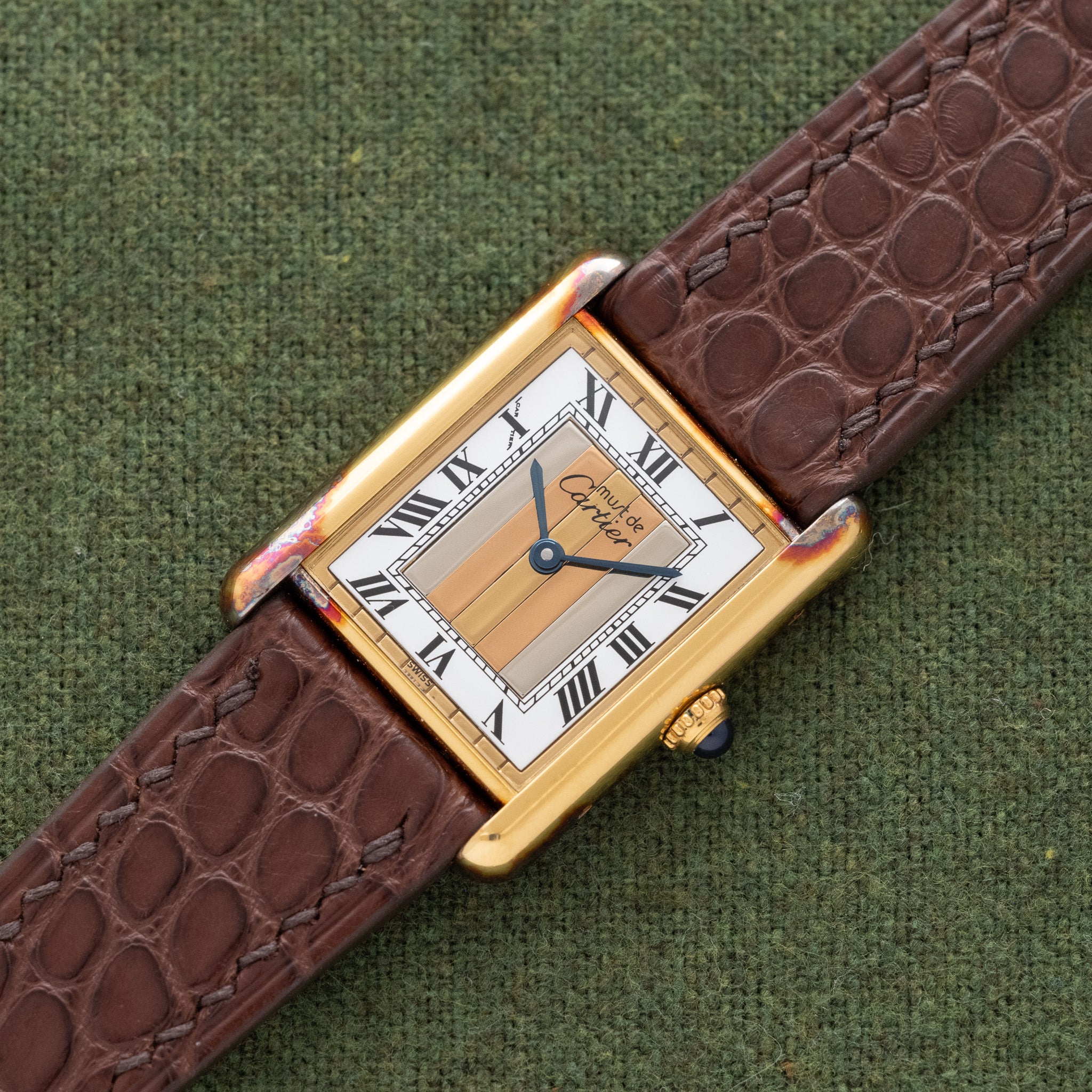 Cartier Must De Tank Roman Trinity (Ref. 590005) – Huntington Company