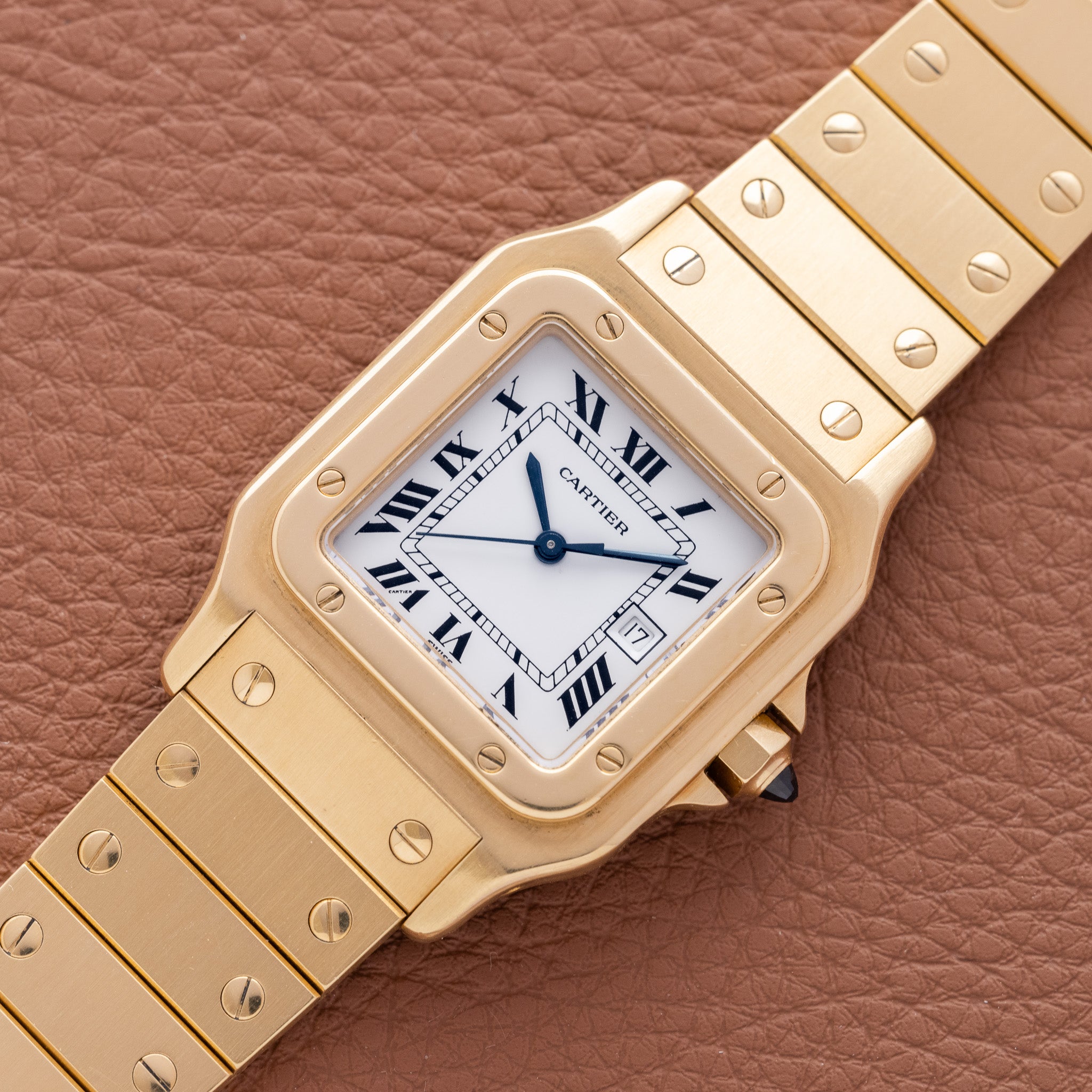 Cartier Santos Carree 18k Or Massif 2960) – Huntington Company
