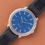 1970s Omega De Ville Blue Dial Ultra Slim (Ref. 105.0001)