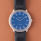 1970s Omega De Ville Blue Dial Ultra Slim (Ref. 105.0001)