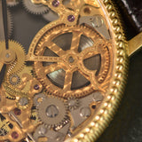 1998 Universal Genève Ref. 151.11.662 Skeleton 18K Gold Complete Set