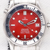 1999 Omega Seamaster 300M Red Marui Edition - Box & Papers