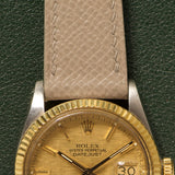 Rolex Datejust 16013 Linen Dial With Rolex Buckle