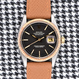 1978 Rolex Datejust Matte Black Two-Tone