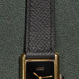 Cartier Tank Must De Cartier Black Dial