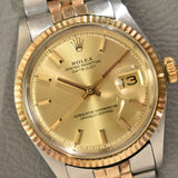 1970 Rolex Datejust 1601 Two-Tone No Lume Dial