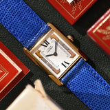 NOS 1996 Cartier Tank Must De Cartier Tri-Metal Roman Complete Set **UNWORN**