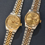 1970 Rolex Datejust 1601 Two-Tone No Lume Dial