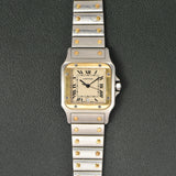 Cartier Santos Galbee Two-Tone Ivory Dial