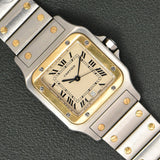 Cartier Santos Galbee Two-Tone Ivory Dial