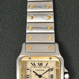 Cartier Santos Galbee Two-Tone Ivory Dial