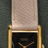 Cartier Tank Must De Cartier Black Dial