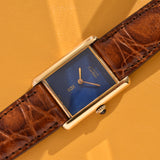 Cartier Tank Must De Cartier 'Lapis' Blue Dial