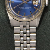 1972 Rolex Datejust 1601 Blue Sigma Dial