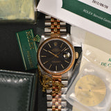 1989 Rolex Datejust 16233 Tapestry With Box, Papers, Service and Extra Dial