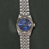 1972 Rolex Datejust 1601 Blue Sigma Dial