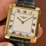 1969 Longines Tank Square Jumbo with Pouch