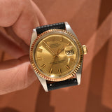 1973 Rolex Datejust 1601 Two-Tone Sigma WideBoy Dial