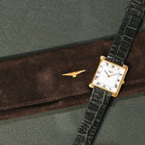 1969 Longines Tank Square Jumbo with Pouch