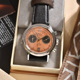 2022 Kurono Tokyo Chronograph 1 Mk. 2 Salmon DIal Brand New and Unworn
