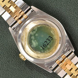 2001 Rolex Datejust 16233G Factory Diamond Dial Complete Set